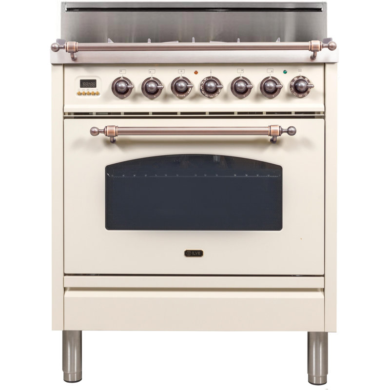 ILVE Nostalgie Series 30" 3 cu. ft. Freestanding Gas Range Wayfair.ca
